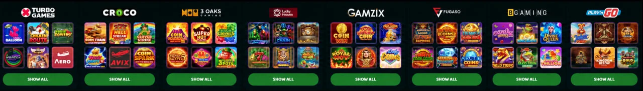 rivo casino top providers